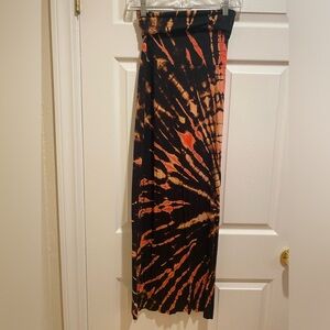 Freeloader Tie Dye Maxi Skirt Sz S